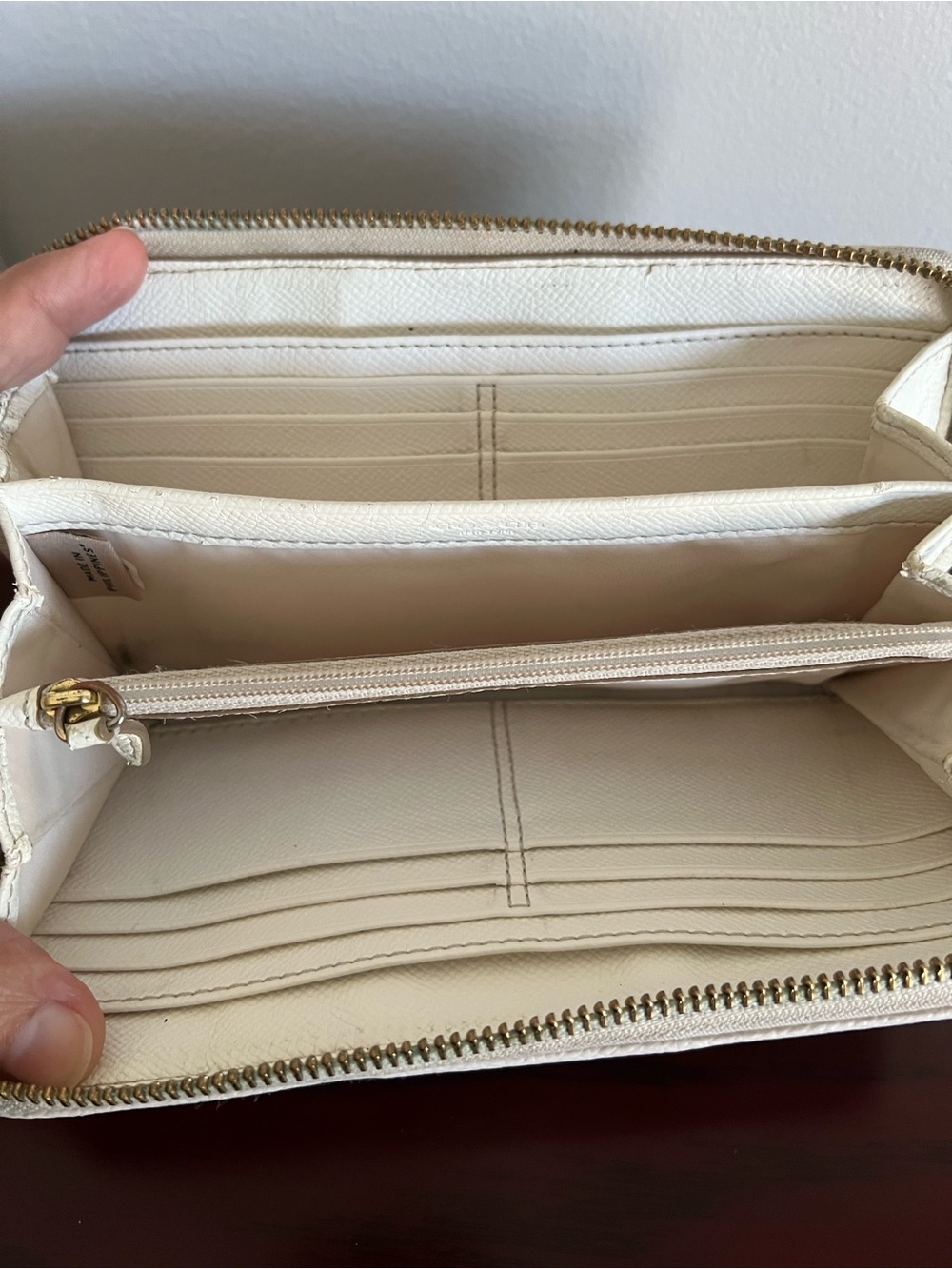 Coach Signature Zip Wallet - Picture 9 of 16